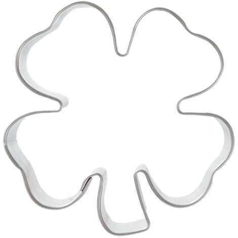 Emporte-pièce en acier en forme de trèfle, 6 cm (1/3)