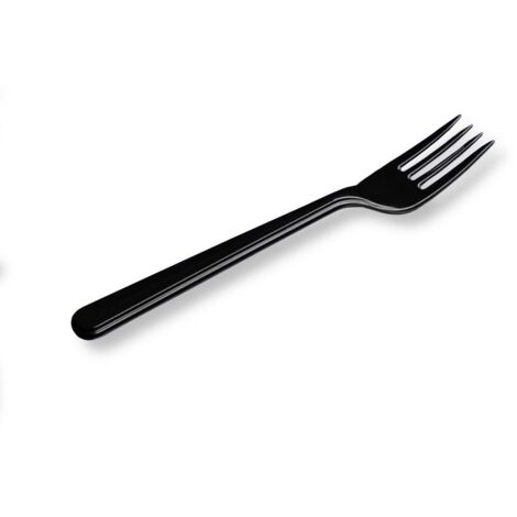 Fourche noire 18 cm de qualité supérieure, lot de 50