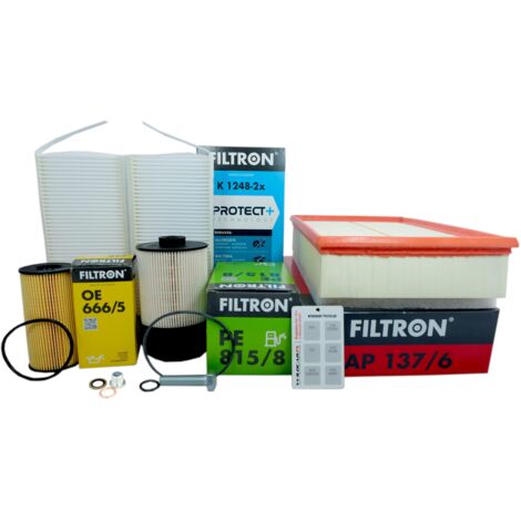 Kit 4 filtres Renault Master 3 et Opel Movano B 2.3 CDTI entretien complet