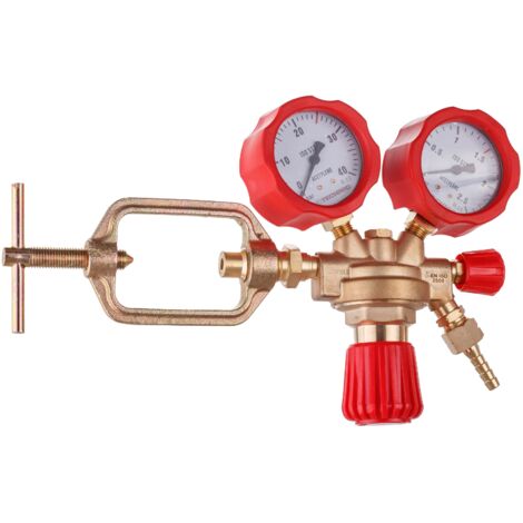 RÉGULATEUR D'ACÉTYLÈNE AVEC VALVE, ACÉTYLÈNE DE PRÉCISION EN LAITON POUR SOUDAGE (1/5)