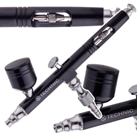 Buse de modélisme aérographe 0,3 mm double action peinture AB-140 noire (1/5)