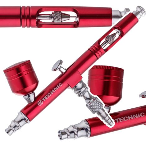 Buse de modélisme aérographe 0,3 mm double action peinture AB-140 rouge (1/5)