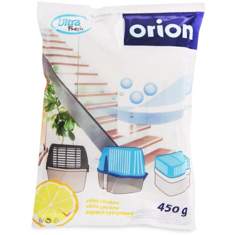 GRANULÉS ABSORBEURS D'HUMIDITÉ AU CITRON, EMBALLAGE DÉSHUMIDATEUR D'AIR 450 G (1/5)