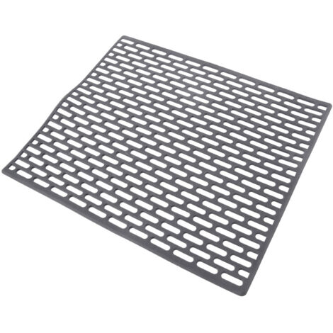 Tapis de lavabo en caoutchouc gris, protection pour lavabo 33 x 28 cm (1/5)