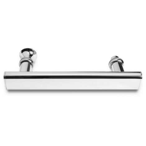 Poignée double pour cabine de douche Armazi 130 mm, acier inoxydable chromé