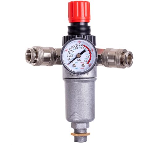 Filtre à air pneumatique avec réducteur pour compresseur 3/8 pouce (1/5)