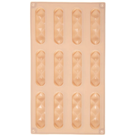 Moule en silicone pour biscuits, pralines, chocolats, moule beige 29,5 x 17 cm (1/5)