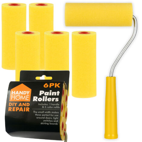 Petit rouleau en mousse pour peindre les murs et les plafonds - Fournitures de peinture (1/4)