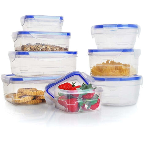 Boîtes alimentaires avec couvercle et joint, 8 pièces. (1/5)