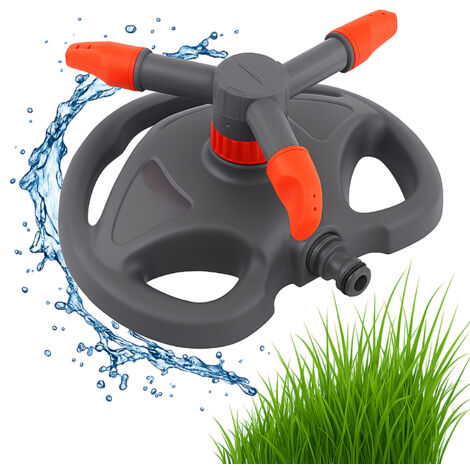 Arroseur de jardin rotatif pour tuyau d'arrosage, pour arroser la pelouse et le jardin. (1/5)