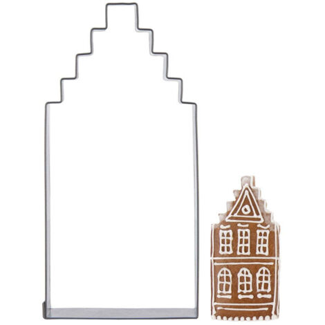 Emporte-pièce maison en acier 12 cm (1/5)