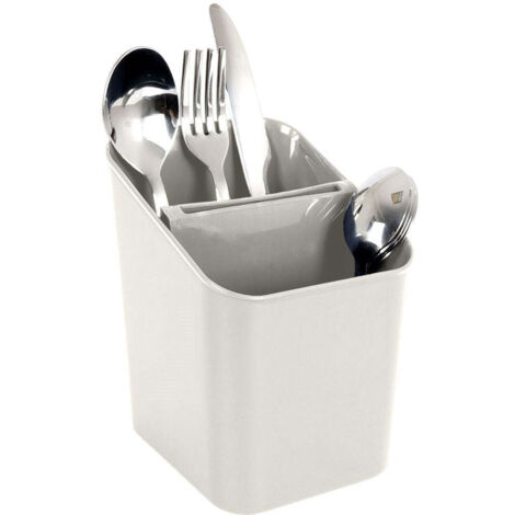 ÉGOUTTOIR GRIS, PANIER À COUVERTS, PANIER DE SÉCHAGE (1/5)