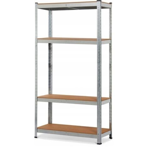 Rayonnage métallique pour entrepôt 150 x 75 x 30 cm, charge maximale 175 kg/4 pièces, marque SMART REGALY (1/5)