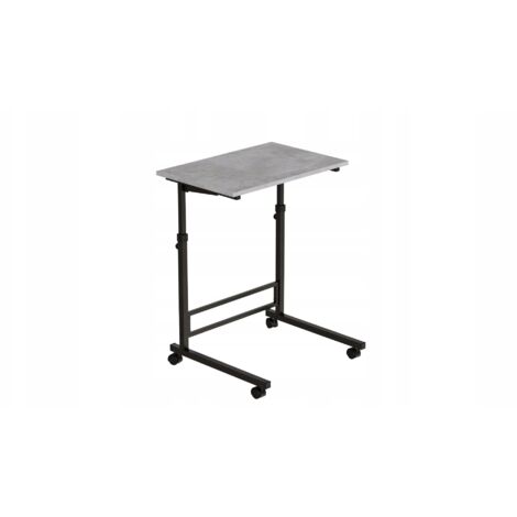 Table d'appoint réglable Amigo 620x600x400 noir/béton TM SMART REGALY (1/4)