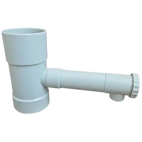 Collecteur d'eau de pluie 80 mm - blanc