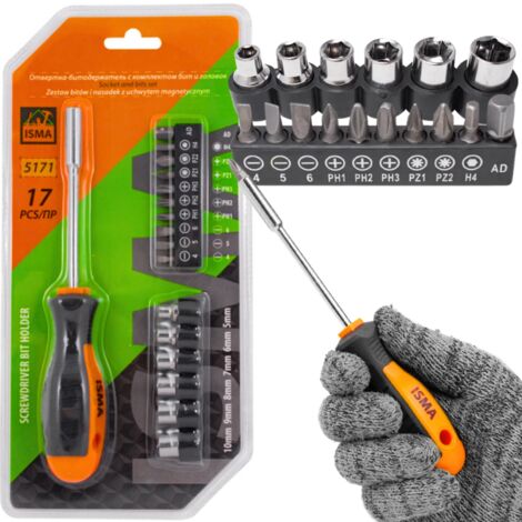Coffret de 17 embouts de tournevis universels Isma (1/5)