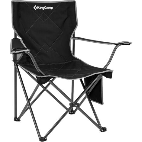 Chaise de camping pliante KING CAMP Lotus B10 - Noir (1/5)