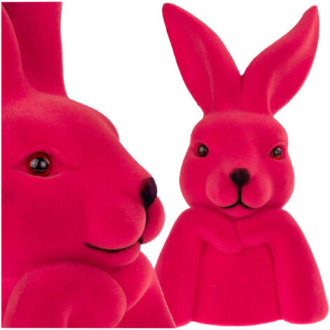 TG76817-4 LAPIN PLASTIQUE FLOCONNÉ (1/5)