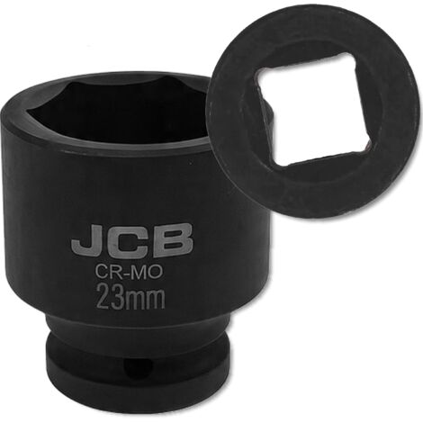 Douille à impact JCB 3/4" 23 mm 6 pans en acier Cr-Mo (1/5)