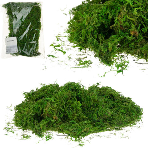 TG39917 MOUSSE ARTIFICIELLE 30G EN VRAC DÉCORATIVE POUR COURONNES (1/5)