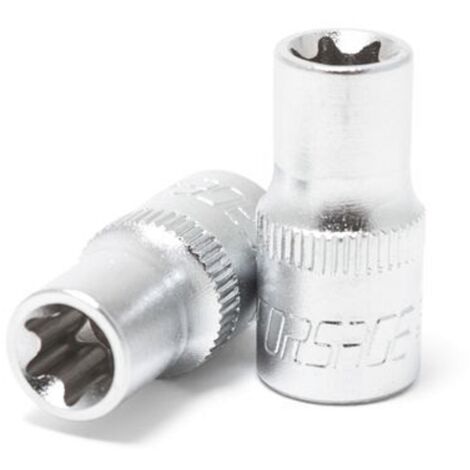 Douille TORX E4 1/4'' en acier au chrome-vinyle (1/2)