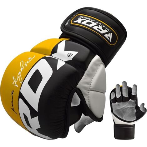 Gants MMA RDX GGL-T6 Jaunes Taille S