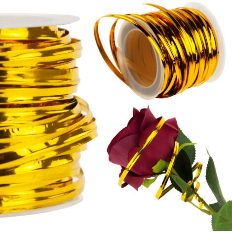 TG42193-2 FIL DÉCORATIF 15M FIL FLORAL DORÉ (1/5)