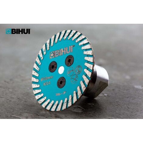 Mini disque diamanté Ø60mm – Couronne diamantée pour coupes nettes – Adaptation M14 – Pour résidus de colle et joints