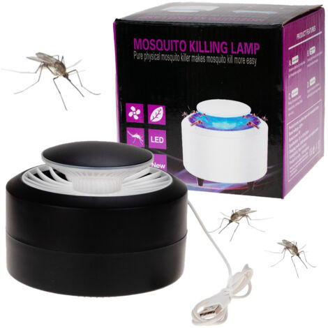 Lampe insecticide TG56290 efficace contre les moustiques, insectes et mites, LED UV USB (1/5)