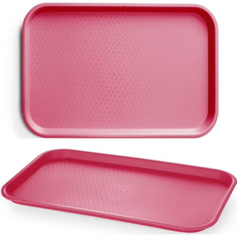 Plateau de service pour restauration rapide GN 1/1 530 x 325 mm - Rouge (1/3)