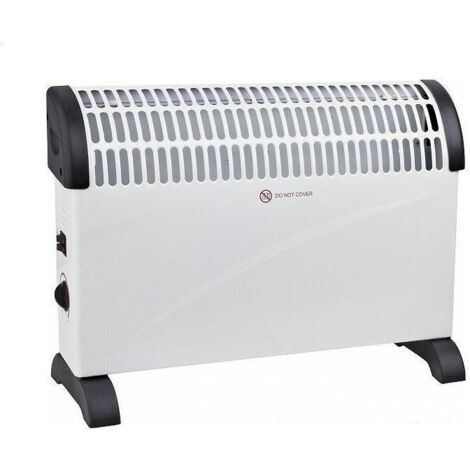 Convecteur électrique, blanc, 2000 W, à économie d'énergie (1/3)