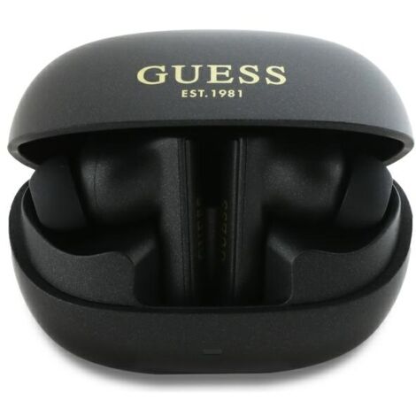 Station d'accueil pour écouteurs Bluetooth Guess TWS, noire (1/5)
