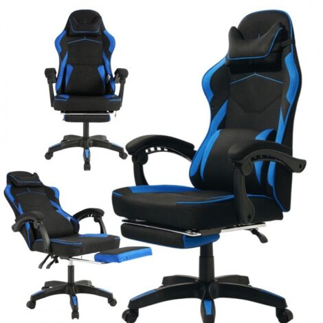 Fauteuil de jeu pivotant VECTOR avec masseur et repose-pieds KO48N (1/5)