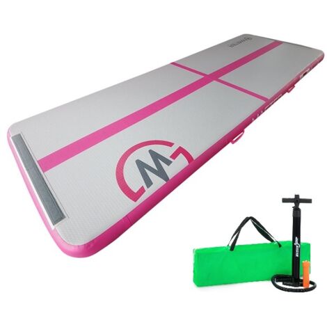 Piste acrobatique Airtrack MASTER 300 x 100 x 10 cm - gris-rose (1/3)