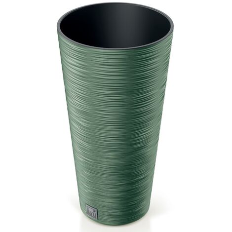 Pot de fleurs rond Furu Slim DFRH300, 30 x 58 cm, vert terreux (1/5)