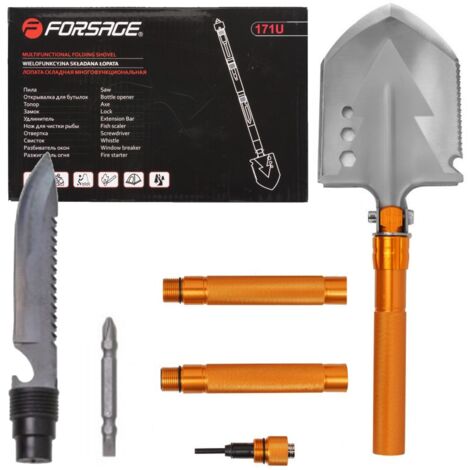 Pelle tactique de survie pliante militaire 70 cm (1/4)