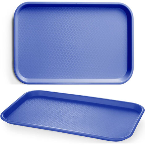 Plateau de service pour restauration rapide GN 1/1 530 x 325 mm - Bleu (1/3)