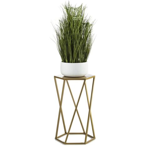 Support à fleurs doré pour plantes 40 cm (1/5)