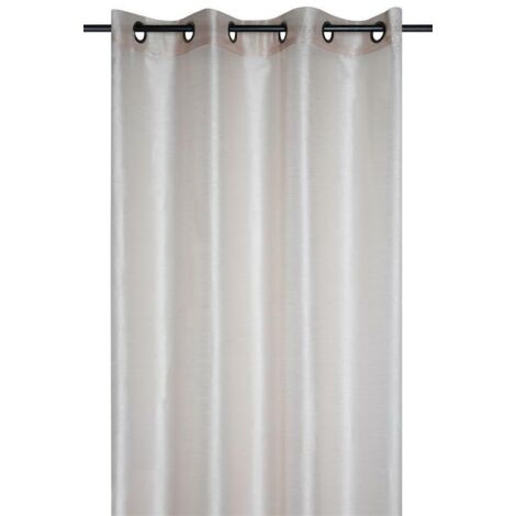 Rideau LINWOOD 140x260 écru brillant