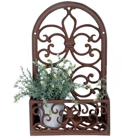 Modèle 2 de support mural pour fleurs en fonte (1/2)