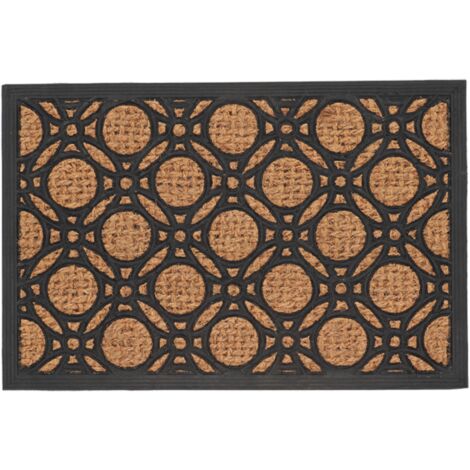 Paillasson décoratif à motif de roue (1/4)