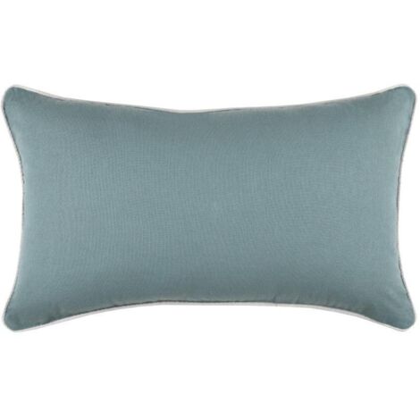 Coussin DUO 30x50 jade argent (1/2)
