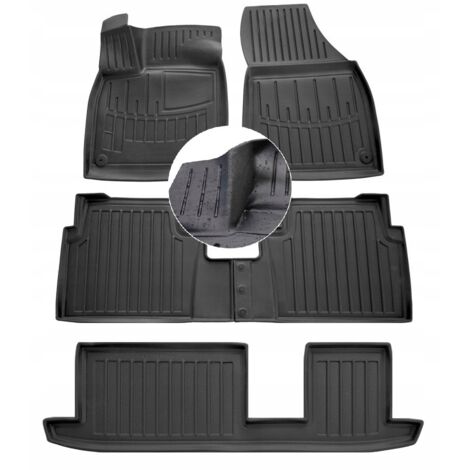 Tapis en caoutchouc, paillassons, Audi Q5 e-tron 7 places à partir de 2021 - UD TUBES (1/5)