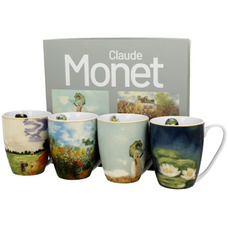 Lot de 4 tasses Claude Monet 350 ml