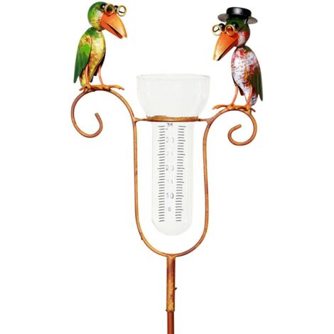 Pluviomètre décoratif avec oiseaux (1/4)
