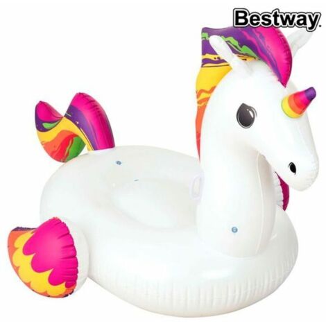 Bestway 41113 Bouée Licorne Multicolore 224 x 164 cm (1/5)