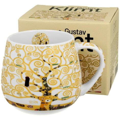 Tasse Tonneau En Porcelaine Écru Klimt