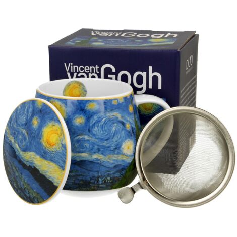 Mug infuseur à thé étoilé Van Gogh