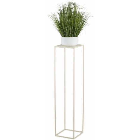 Support à fleurs sur pied couleur crème 100 cm (1/5)