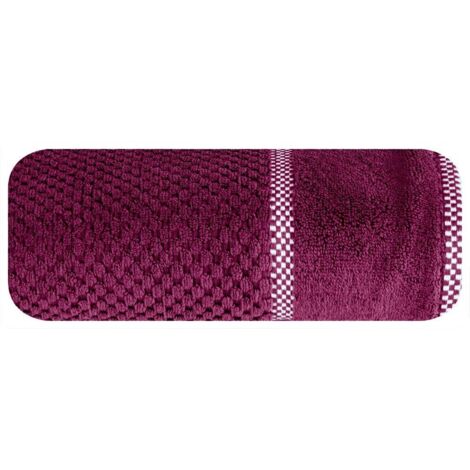 Serviette Caleb 50x90 magenta 540g/m2 (1/4)